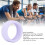 Universal Silicone Ring Protector Safe for All Smart Rings in Violet Size 6-10 5