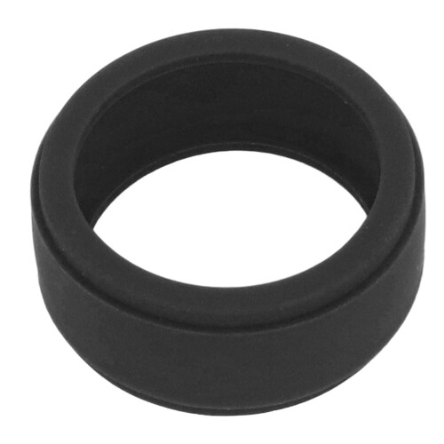 Flexible Scratch Proof Ring Guard Black Silicone Fits Sizes 6-10 1