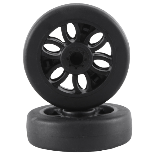 2 σετ τροχών αποσκευών 50X15mm ανθεκτικές στη φθορά βαλίτσες PU με ροδάκια 2