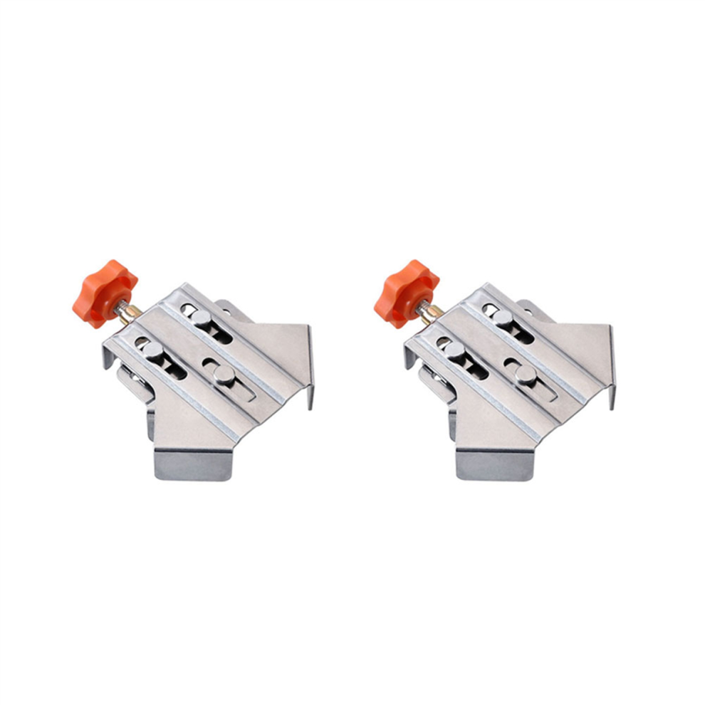 2X Open Type Right Angle Clamp Woodworking Splicing Quick Locator Engi 4851780650130