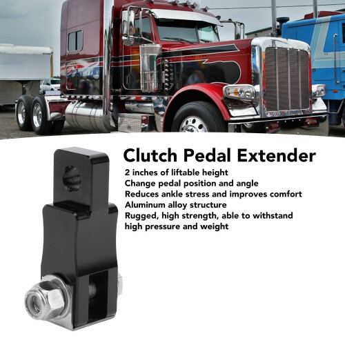 Extensor de embrague de aluminio de 2 pulgadas en negro para 378-389 2