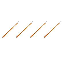 4X Calzador Largo Que No Dobla la Cintura Madera 75cm Madera Moda