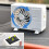 2x Mini Airconditioner Model Aromatherapie Auto Outlet Geur Interieur 7