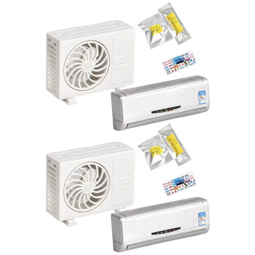 2x Mini Airconditioner Model Aromatherapie Auto Outlet Geur Interieur