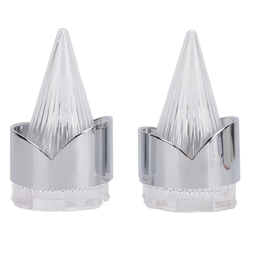 Chrome Turn Signal Cover For Fatboy Deuce Style Abs Replacement Light/White 8431335151235