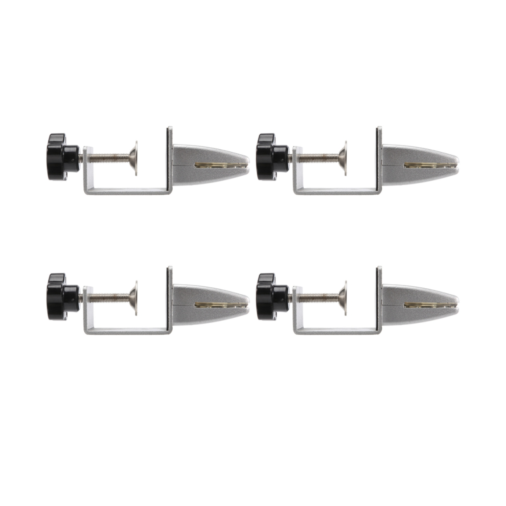 4Pcs Sneeze Guard Clamp Bracket Desk Partition For 1/8Inch To 1Inch Th 4851780656156