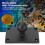 Sturdy Aluminum 1 Inch Ball Mount Base with AMPS Hole Pattern 4