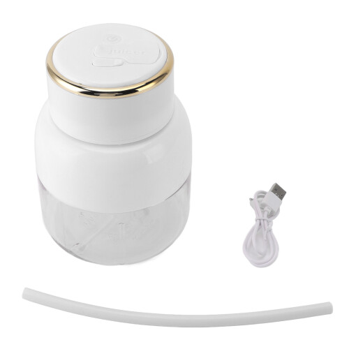 Frullatore portatile 800ml bianco USB 11x16cm tazza 2