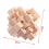 2X Παιχνίδια με γρίφους WoodPuzzle για ενήλικες / παιδιά 5