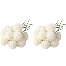 Chrysanthemum Ball Flowers Bouquet 20Pcs Present for Important People