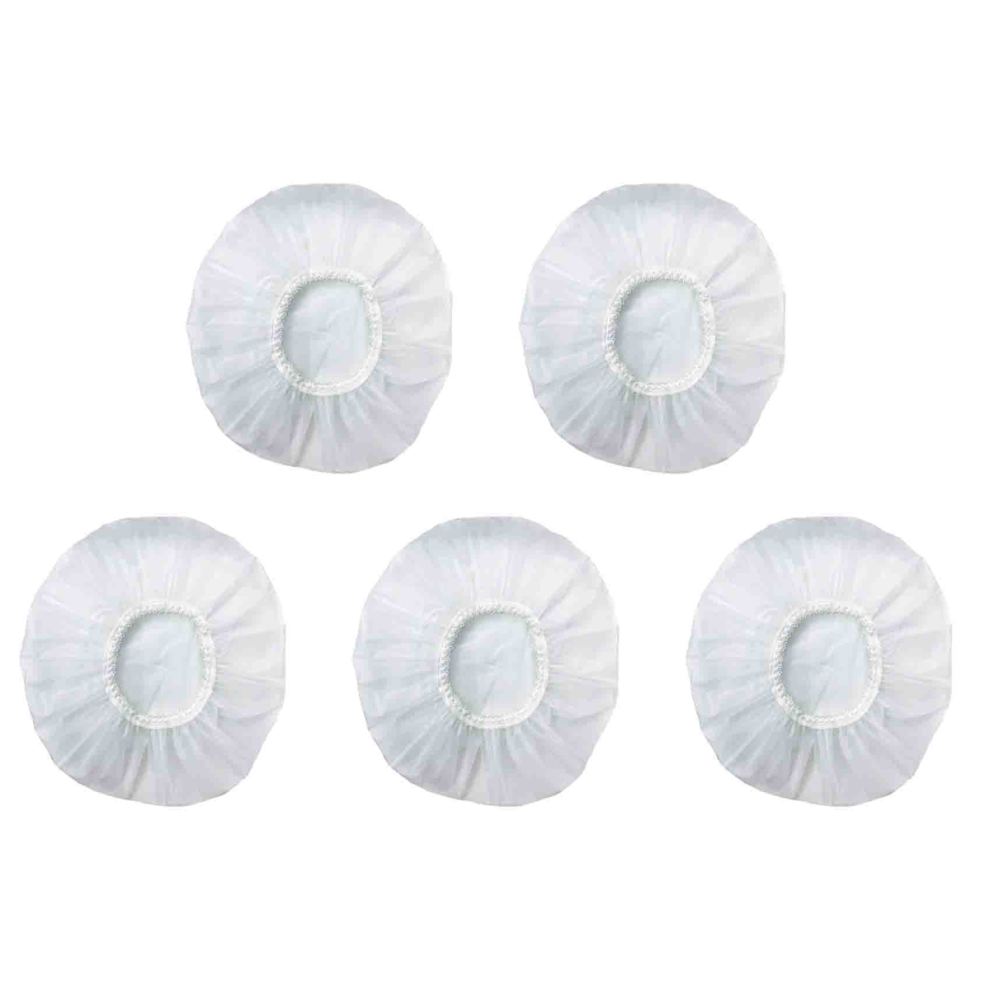 Torribaly 5Pcs Household Waterproof Shower Cap, Swimming Hotel Elastic Cap Hair