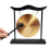 4X Mini Desktop Gong Table Wind Chime Percussion Instrument Cymbals Go 6