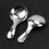 24 Pcs Stainless Steel Short Handle Spoons Mini Salt Condiments Spoon 3