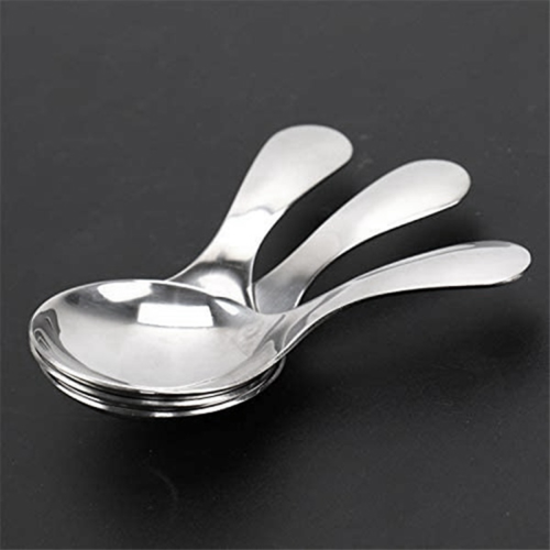 24 Pcs Stainless Steel Short Handle Spoons Mini Salt Condiments Spoon 1