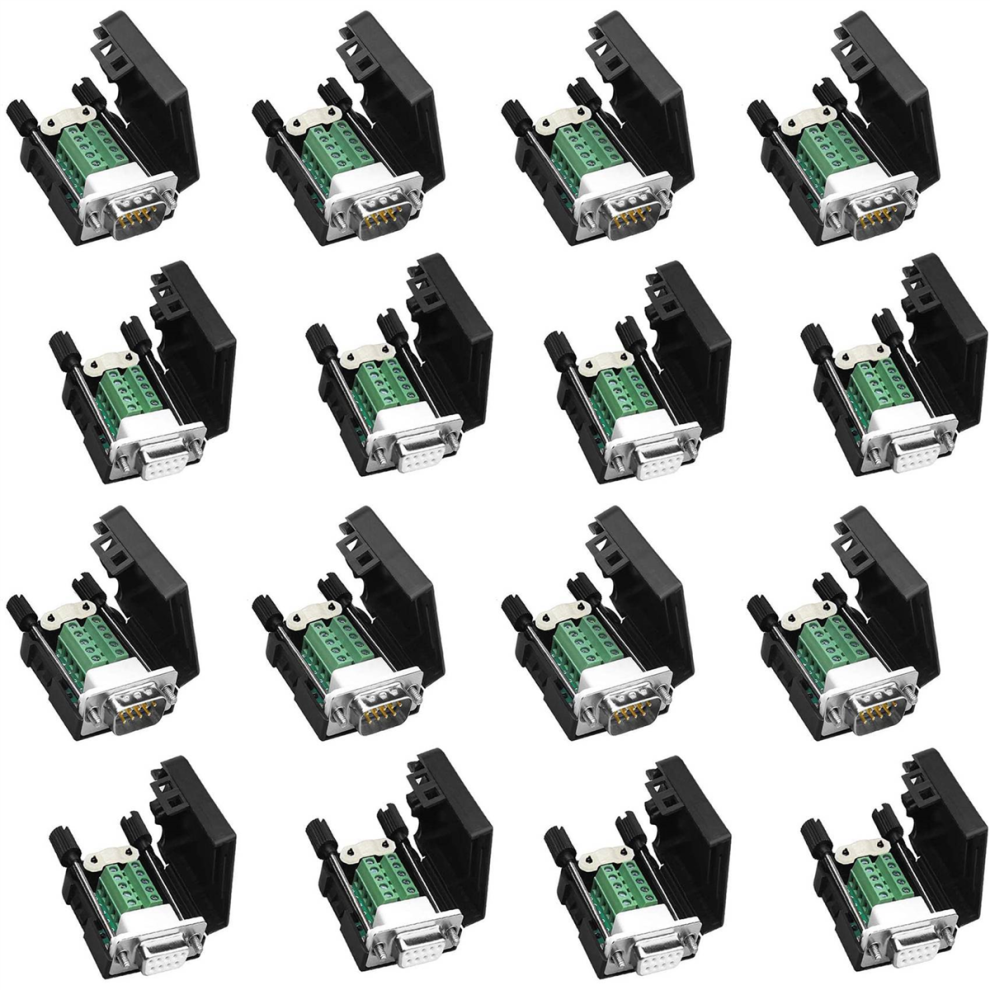 Db9 Solderless Rs232 D-Sub Serial To 9Pin Port Terminal Male Female Ad 4851780666728