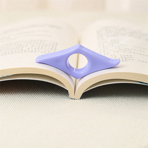 10Pcs Book Page Holder, Handmade Thumb Holder Reading Accessories Ring 2