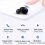 4X Wireless Bluetooth Single Ear Sports Headset with Microphone Hands- 7