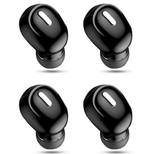 4X Wireless Bluetooth Single Ear Sports Headset with Microphone Hands-