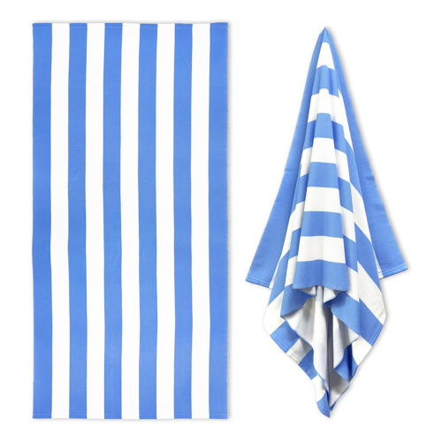 2X Large Oversized Beach Towel - 35 X 70 Inch Plush Microfiber Pool To 2