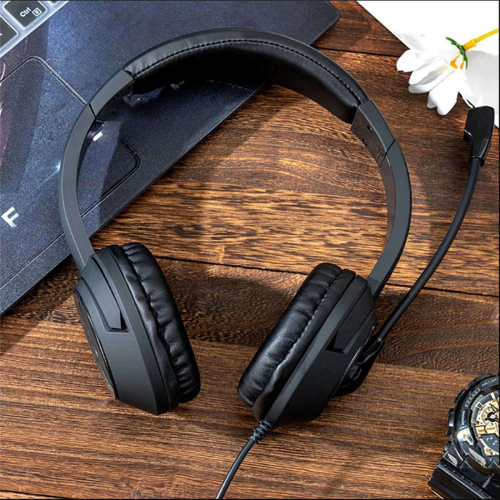 3X Wired USB Headset Call Center with Microphone Game Noise Canceling 2