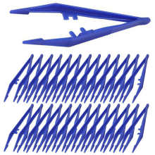 150 pinzette di plastica, pratiche pinzette per lavori artigianali, anche per lavori artigianali