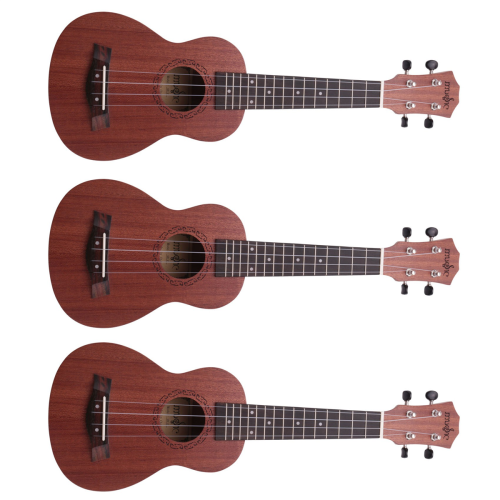 τεμάχια Ukulele Soprano για αρχάριους, 21 ιντσών, με λαιμό από μαόνι, λεπτό Tu 1