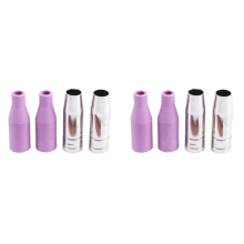 8Pcs MB15AK MIG/ Gas Ceramic Nozzle Welding Tip Shield Cup for Torch