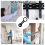 2X Σάρωση τοίχου Stud Finder, μαγνητική δύναμη έλξης 27 λιβρών, για γυψοσανίδα 8