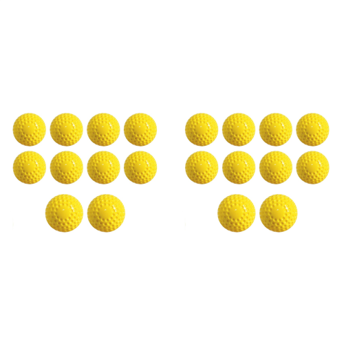 20 Pack Baseballs Training Ball ,9 Inch Pitching Machine for Hand-Eye 1