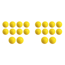 Confezione da 20 palline da baseball da allenamento, macchina per lancio da 9 pollici per mano-occhio