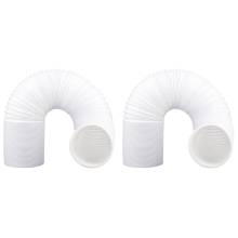 2x Airconditioningslang, draagbare afzuiging 5,9 inch diameter
