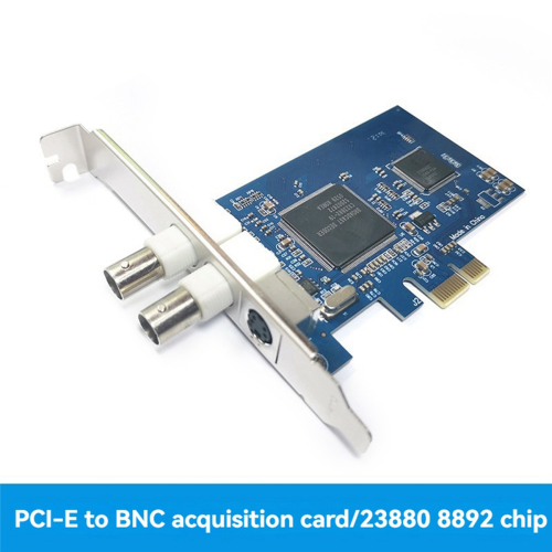 2X PCIE σε BNC Κάρτα καταγραφής CX23880+8892 Τσιπ παρακολούθησης AV/S τερματικό 2