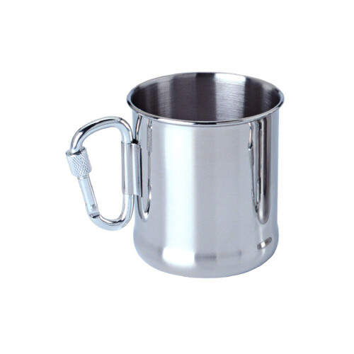 Edelstahlbecher 7,5  7,5  8 cm 250 ml Silber 2