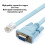 Καλώδιο δικτύου 2X RJ45 σειριακό Rj45 σε DB9 και RS232 USB (2 σε 1) CAT5 E 10