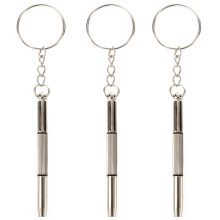mini destornilladores con tuerca plana y llavero hueco hexagonal para gafas de sol