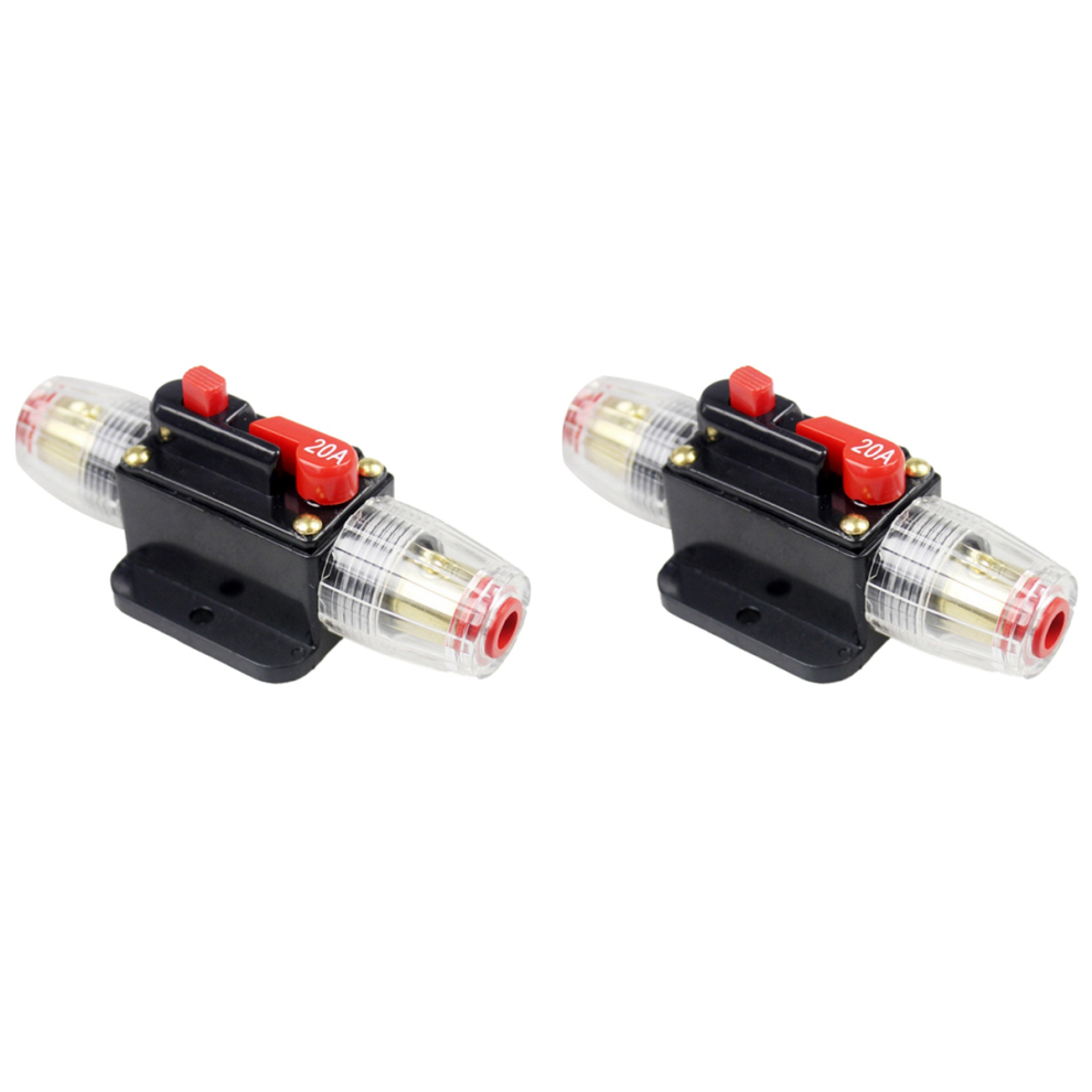 2X Photovoltaic Audio Resettable Fuse Circuit Breaker Reversible Switc 4851780674778