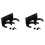 Supporto per microfono 2X, supporto wireless per supporto per microfono da parete 1