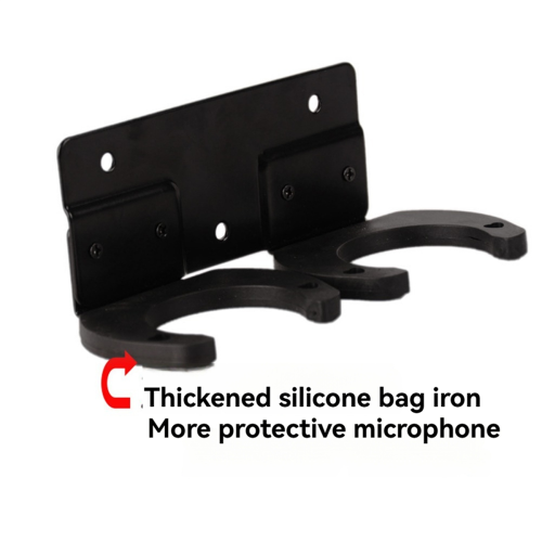 Supporto per microfono 2X, supporto wireless per supporto per microfono da parete 2