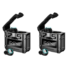 4x M25 Wireless Bluetooth-Compatible 5.2 Headset Touch Digital Display