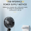 2X Octopus Fan, Desktop Camping USB Rechargeable Tripod with Light Fan 6