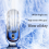 2X 720 Flippable Bladeless Tower Fan, Oscillating Silent Fan with 5 M 8