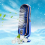 2X 720 Flippable Bladeless Tower Fan, Oscillating Silent Fan with 5 M 3