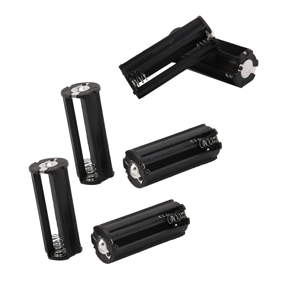 6Pcs Battery Holder For 3 X 1.5V Aaa Batteries Flashlight Torch Black 4852109527928