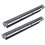 2X 19 ιντσών 1U καμπίνας Rack Pass-Through 24 θυρών CAT6 Patch Panel RJ45 C 2