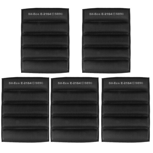 5X Silicone Pan - Non-Stick Perforated Fench Bread Forms , Hot Dog Mol 1
