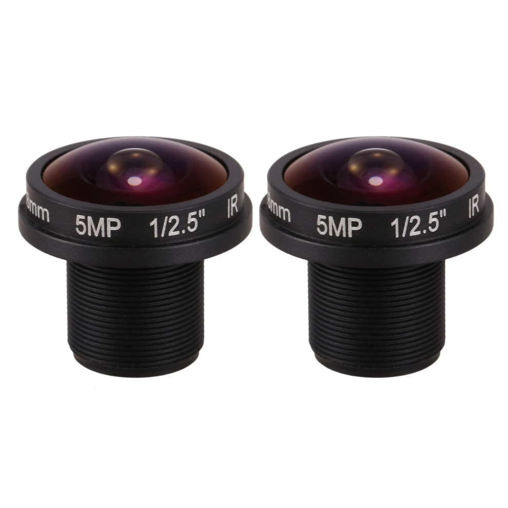 2X Hd Fisheye Cctv Lens 5Mp 1.8Mm M12x0.5 Mount 1/2.5 F2.0 180 Degree 4852109541016
