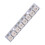 bandes de LED de conduite RVB 8xWS2812B 5050 intégrées en couleur 5