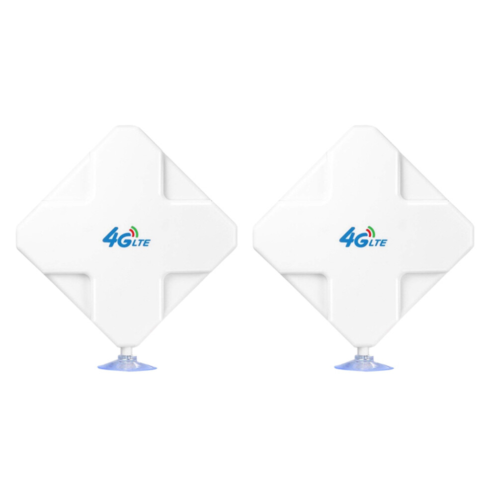 Antena Sma 2X 4G Lte De 35Dbi Con Conector Doble De Alta Ganancia Para Amplificador De SeñAl-image