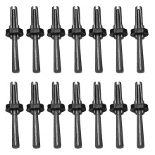 14 Set Nieuwe Steensplijters 9/16in Metalen Pluggen Wiggen en Veren Vulringen