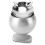 Winddichter Clip-Aschenbecher mit Deckel, silber, Durchmesser 10 cm 14